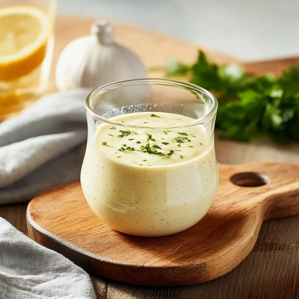 Rich and creamy white wine sauce, perfect for pasta, chicken, or seafood dishes.