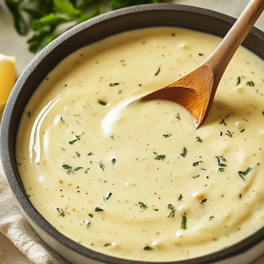 Delicious creamy white wine sauce, a versatile addition to your favorite recipes.