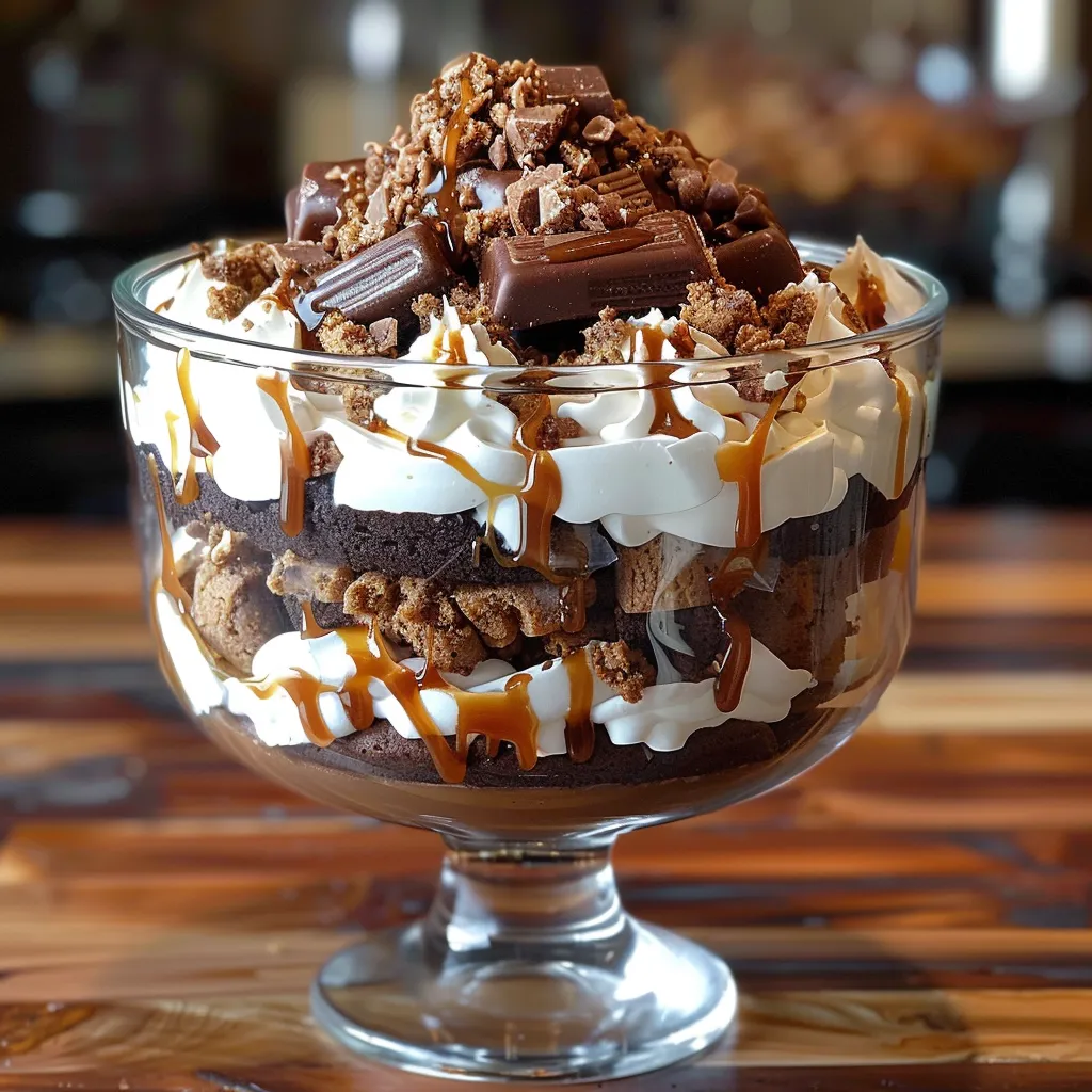 A glass bowl filled with chocolate and caramel sauce.
