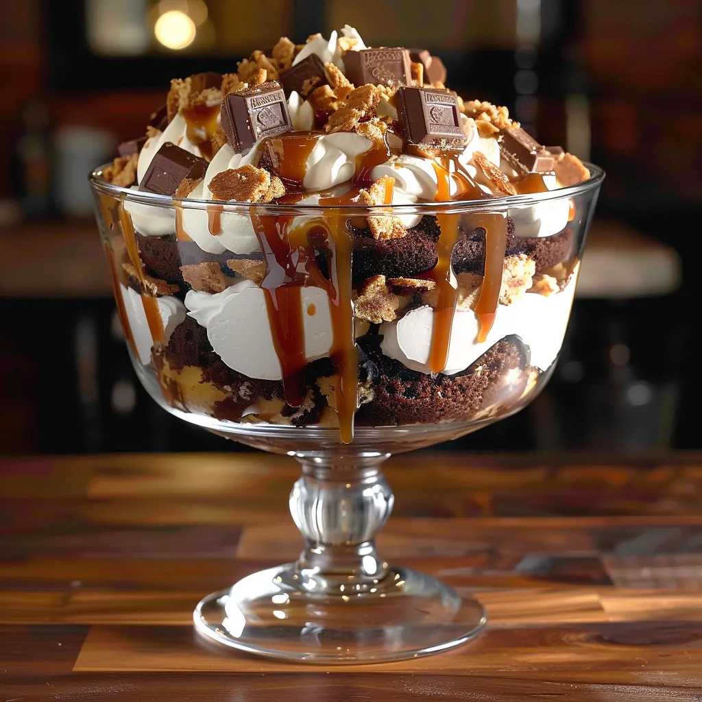 A glass bowl filled with a delicious dessert.
