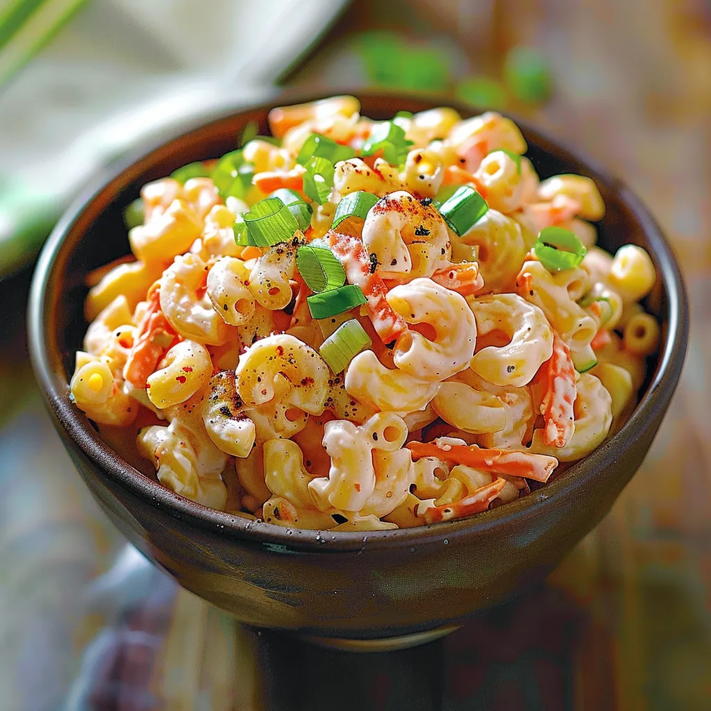 A bowl of pasta with green onions.
