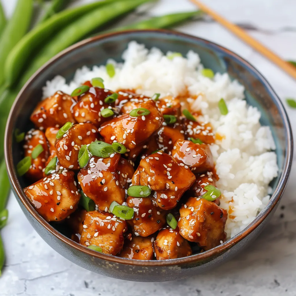 A bowl of rice and meat.