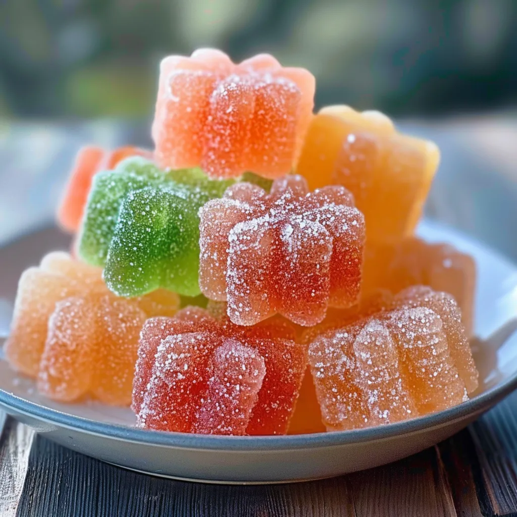 A bowl of gummy bears with different colors.