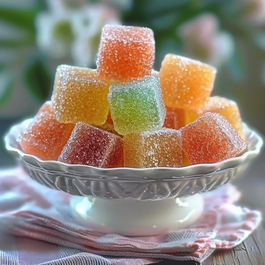 A bowl of jelly beans.