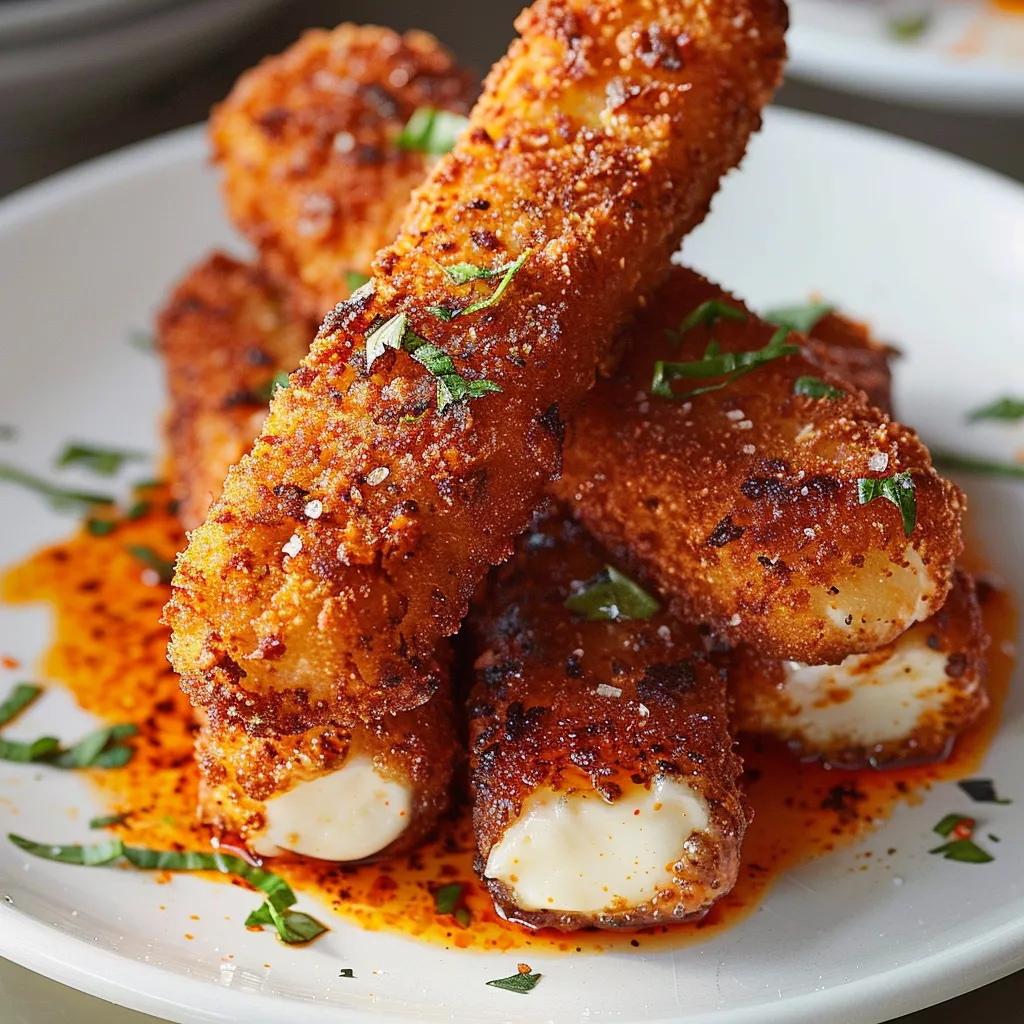 A plate of food with a fried onion ring on top.