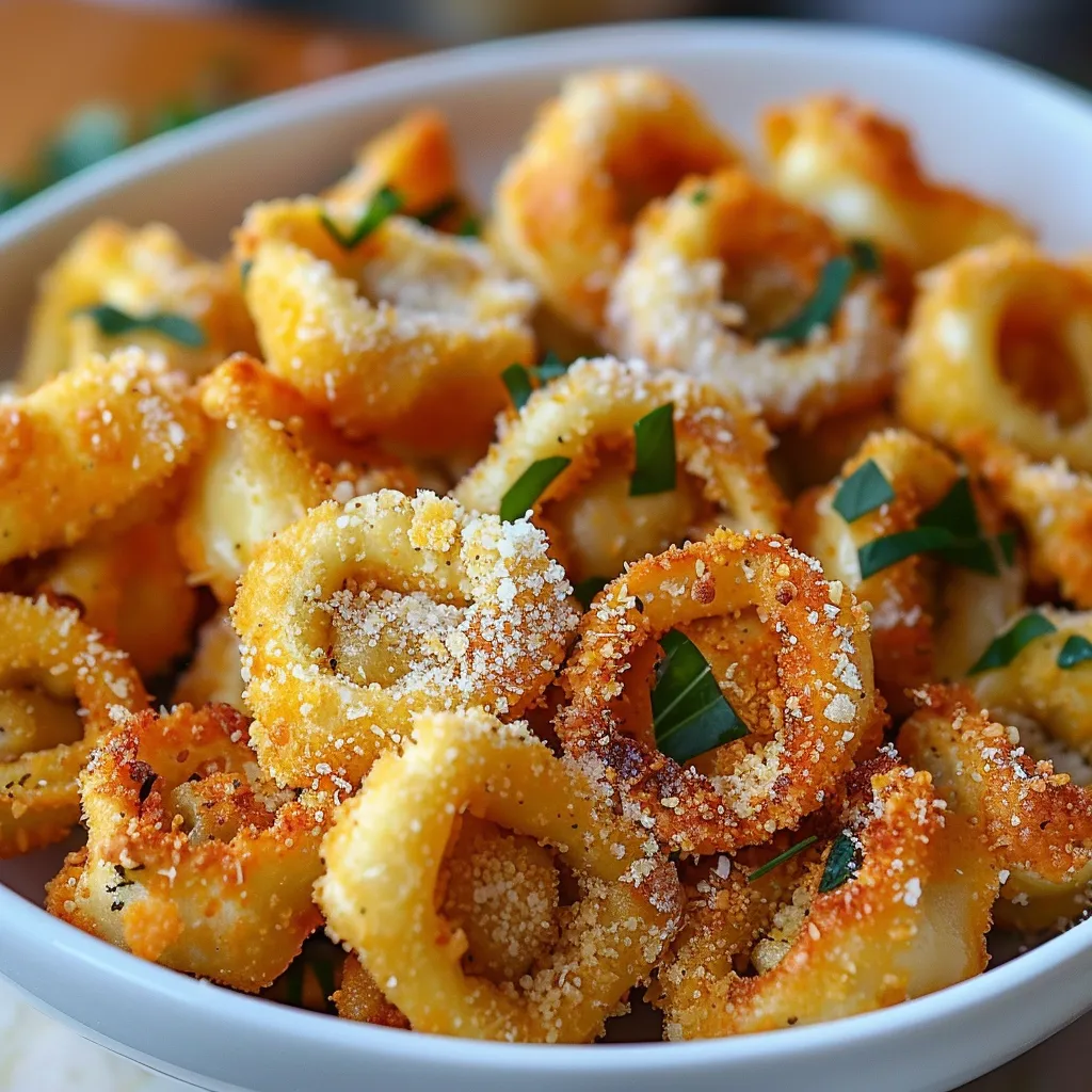 A bowl of food with a green garnish.