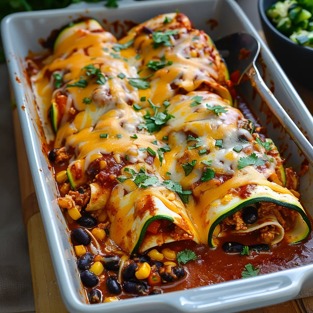 A pan of food with a spoon in it.