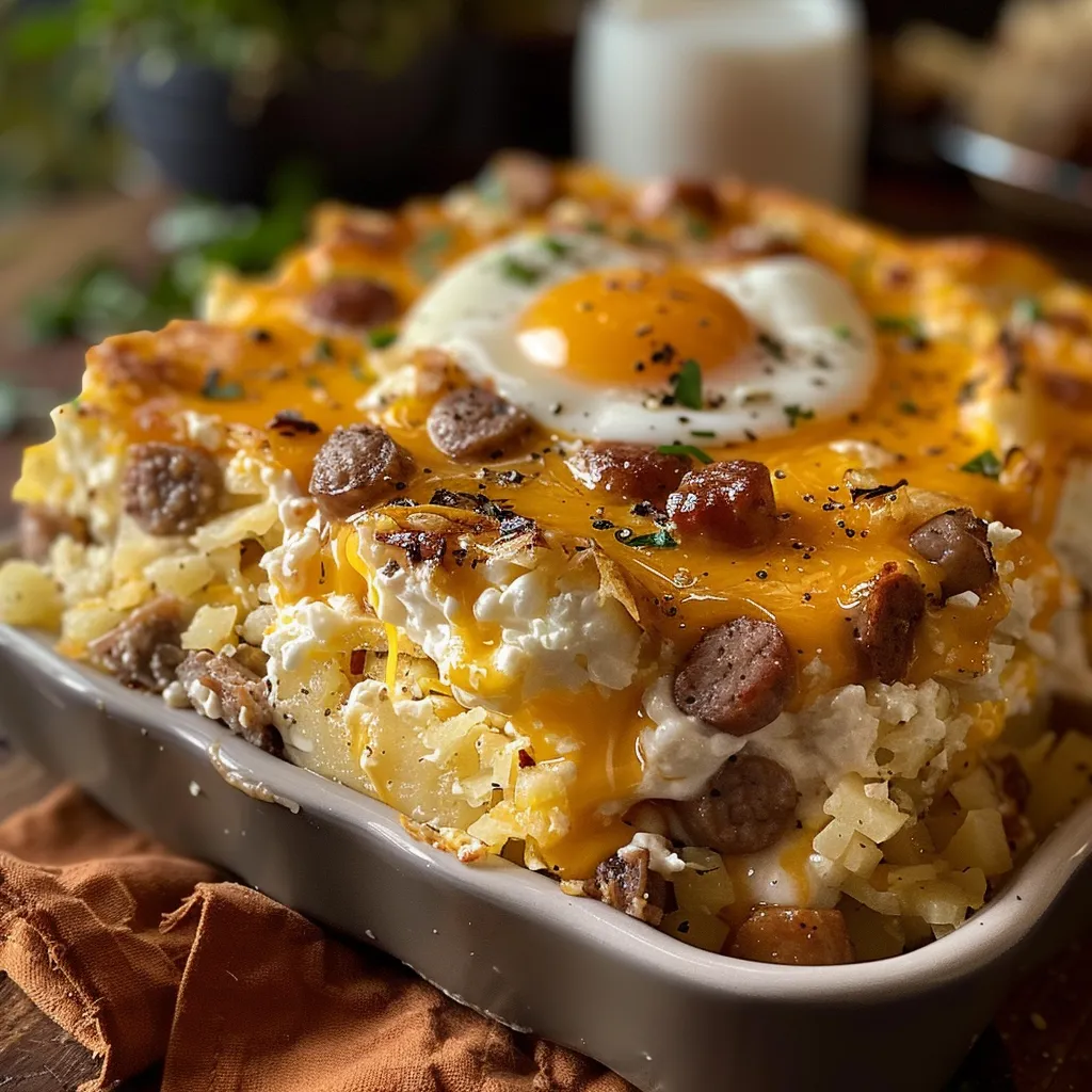 A dish with a fried egg on top.