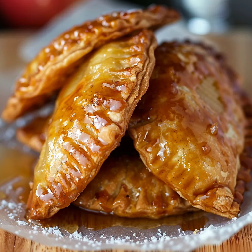 A stack of pastries on a plate.