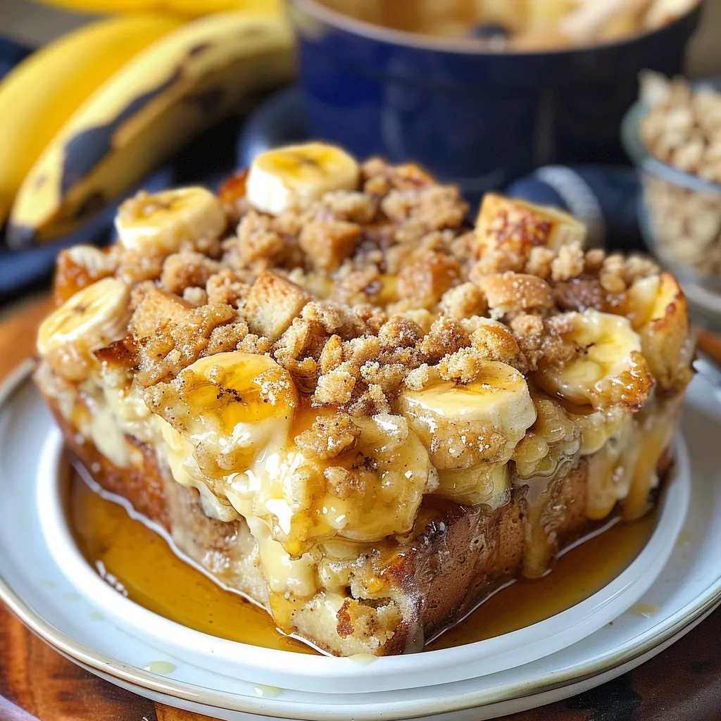 A plate of banana bread with a slice missing.