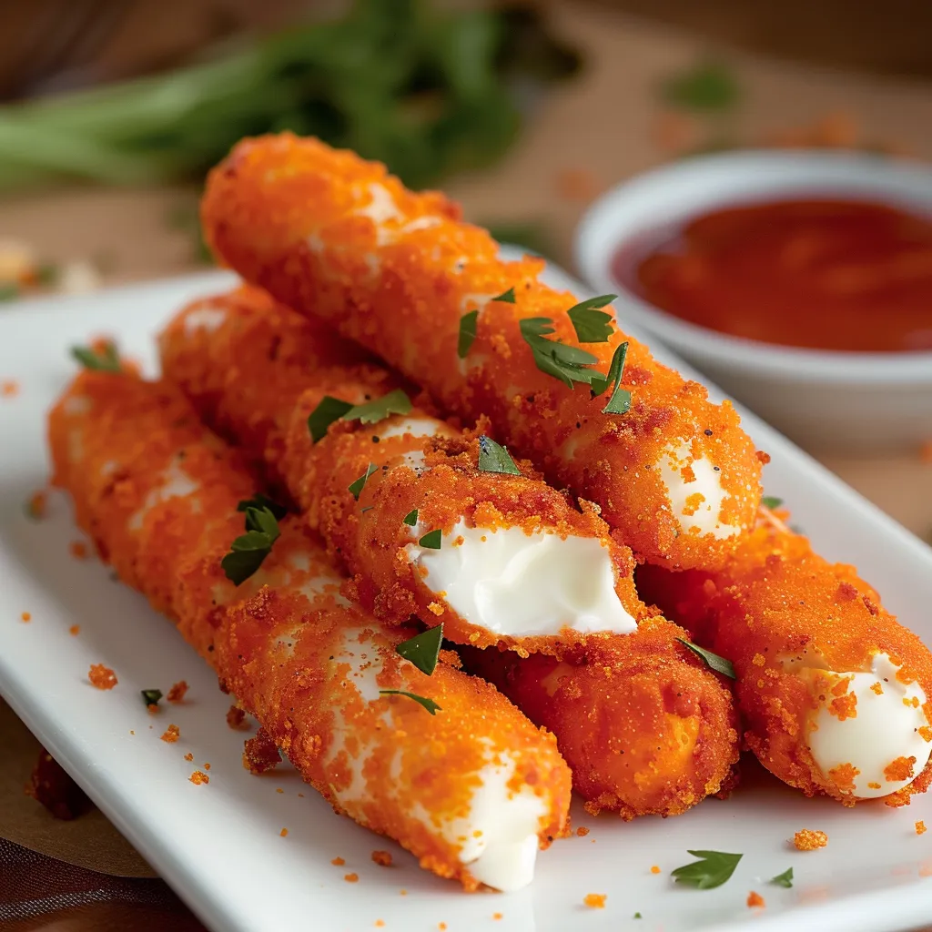 A plate of food with a dipping sauce.