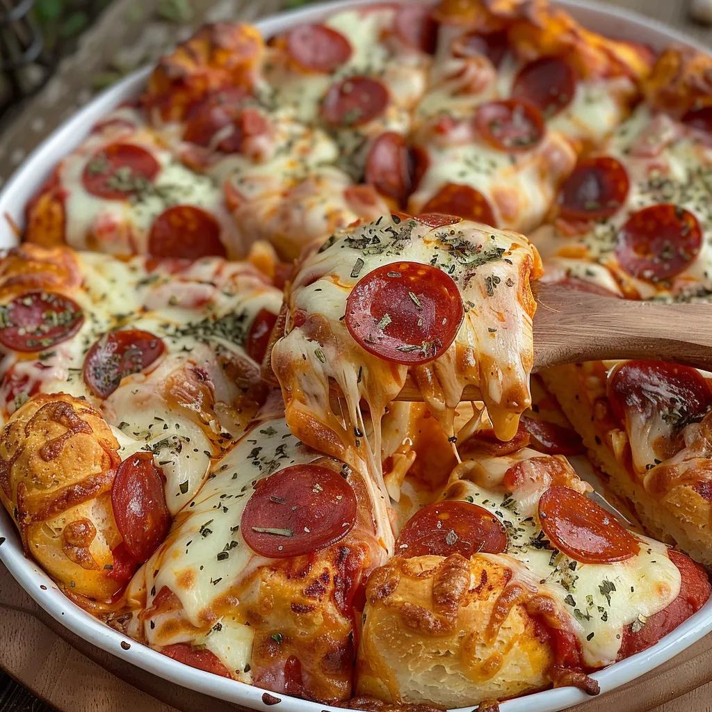 A pizza with pepperoni and cheese.