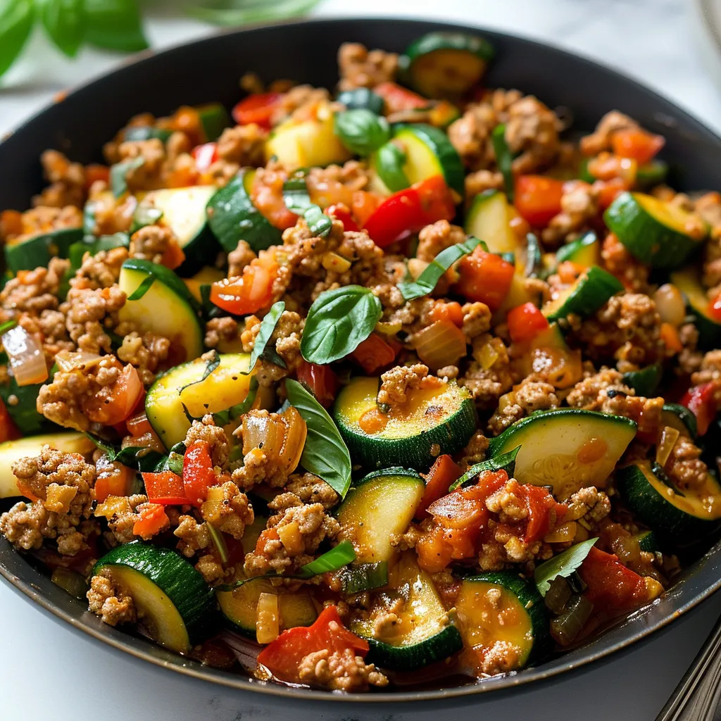 A bowl of food with meat and vegetables.