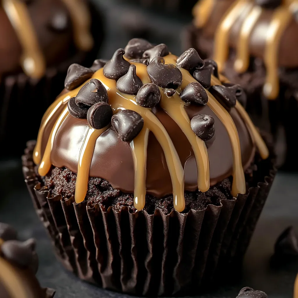 Chocolate Chip Cookie Dough Brownie Bombs