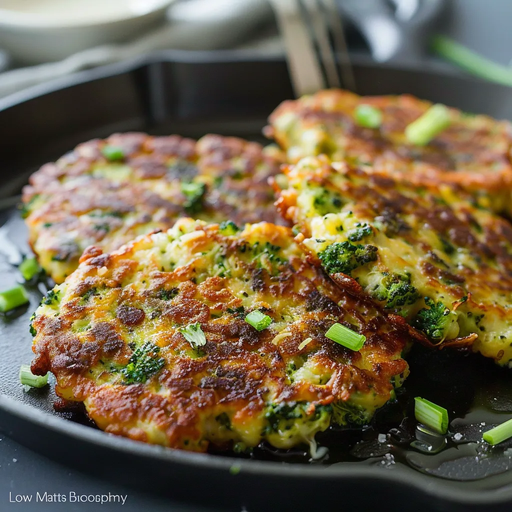 A pan of food with broccoli and cheese.