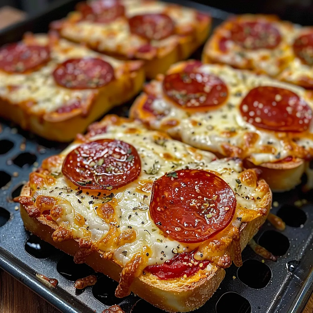 A tray of pizza slices with pepperoni and cheese.