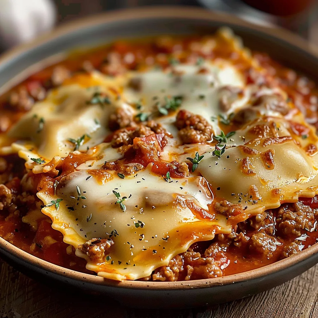A bowl of pasta with meat sauce.