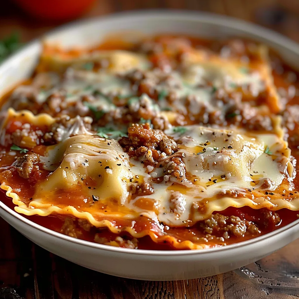 A bowl of pasta with meat sauce.