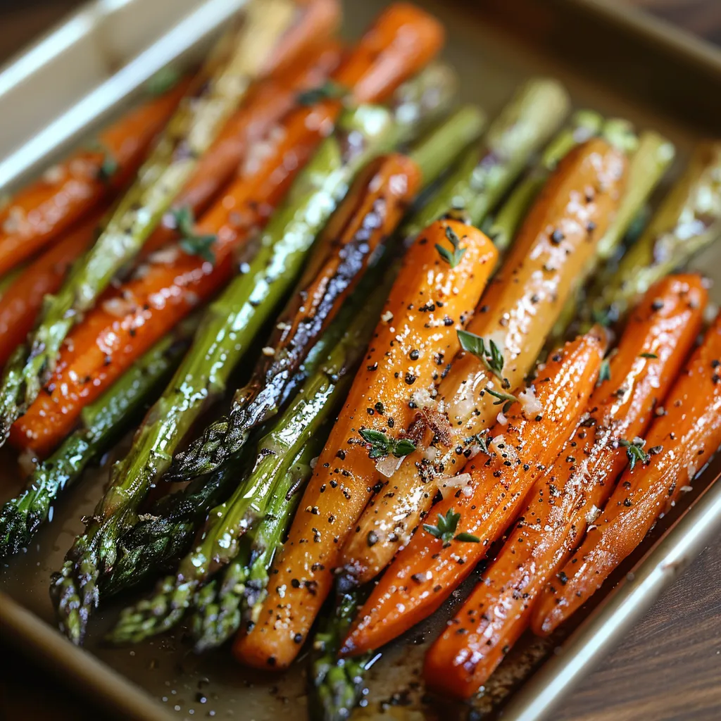 Roasted Asparagus & Carrots