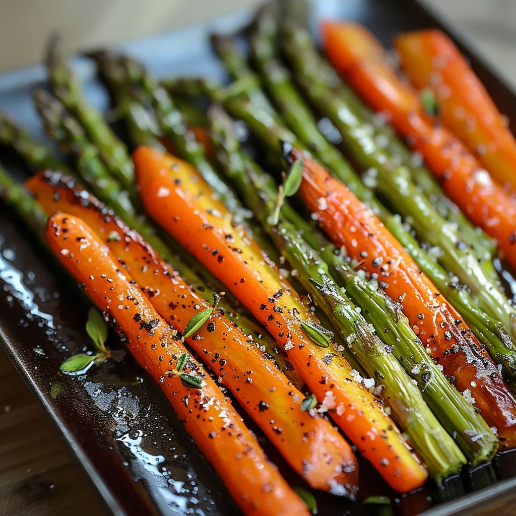 Roasted Asparagus & Carrots