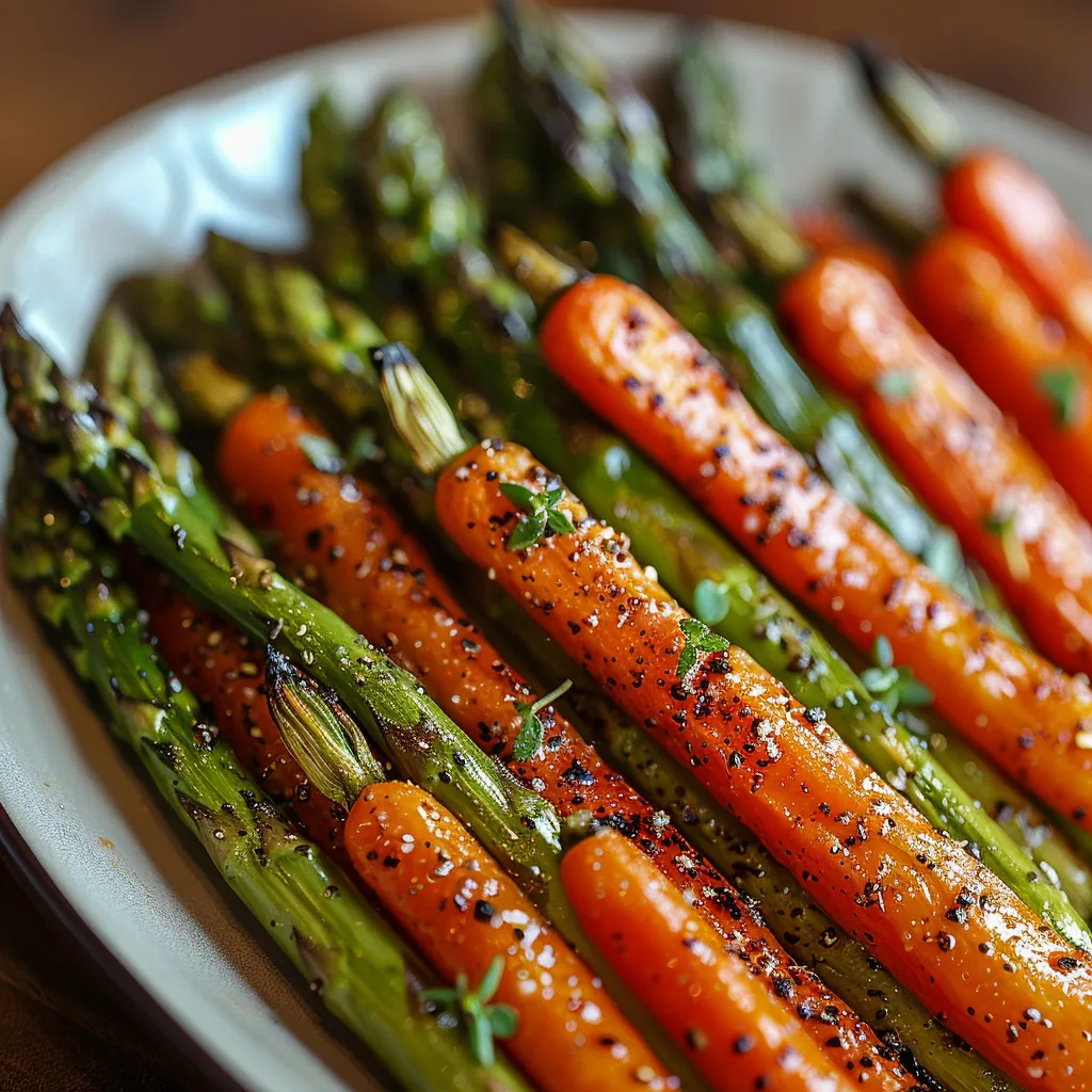 Roasted Asparagus & Carrots