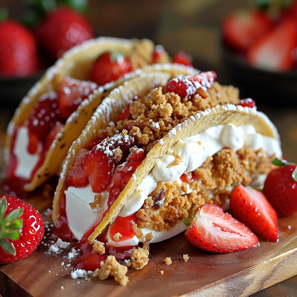 A dessert made with strawberries and bananas.