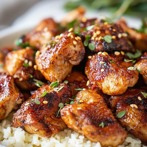 Tender and juicy chicken bites cooked to perfection in the air fryer for a quick, healthy meal.