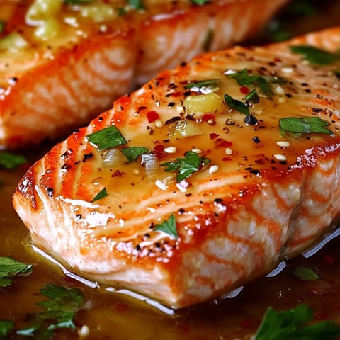 Sweet and savory honey garlic salmon, perfectly glazed and ideal for an easy dinner.