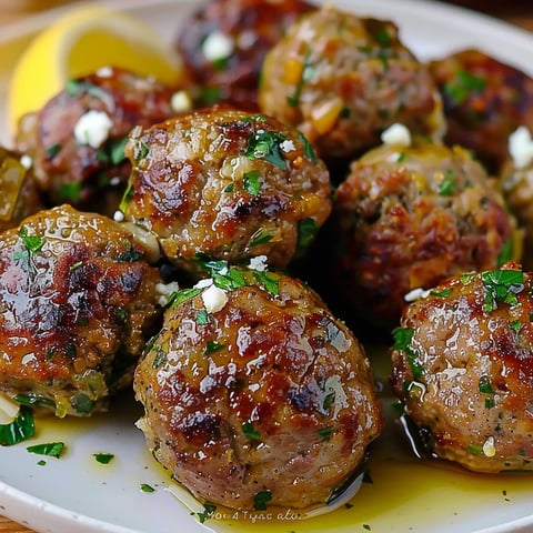 Greek Lamb Meatballs