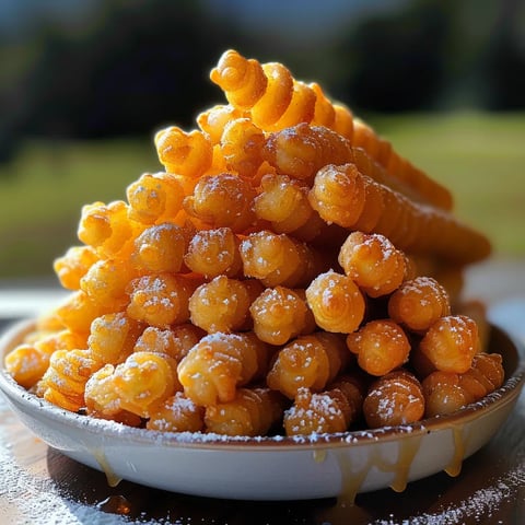Crispy Funnel Cake Sticks