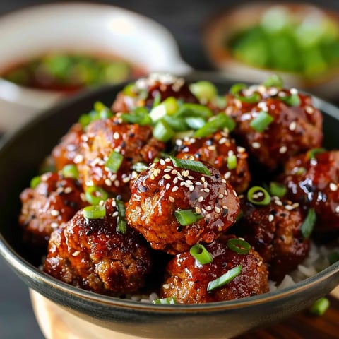 Easy Korean Meatballs