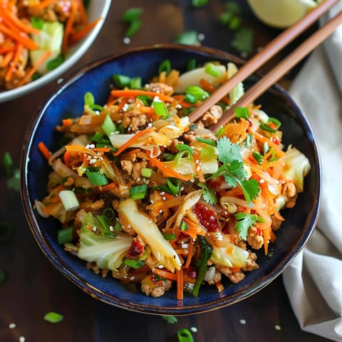 A bowl of food with chopsticks in it.