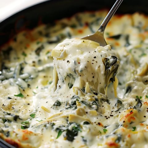 A spoon is in a bowl of food, and the food is green.