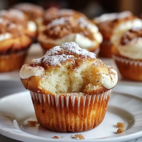 A cupcake with white frosting and brown sugar on top.
