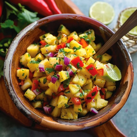 A bowl of fruit salad with lime and onions.