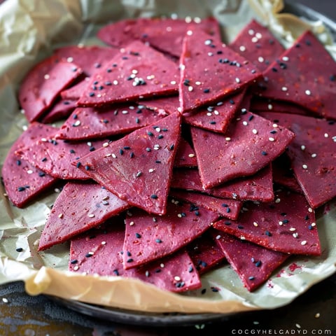 A plate of food with black seeds on it.
