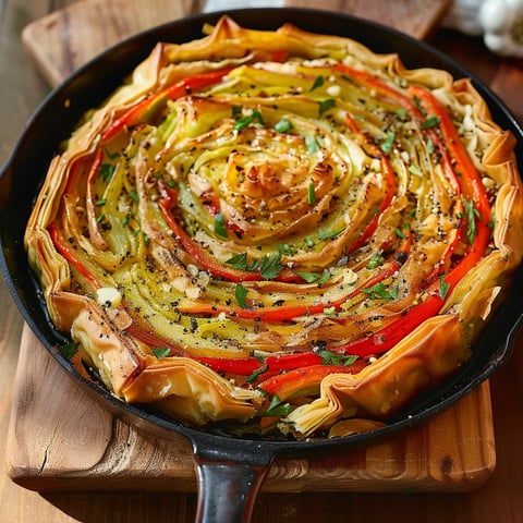 A pan of food with a fork in it.