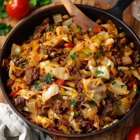 A bowl of food with a wooden table.