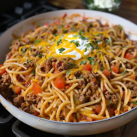 A bowl of spaghetti with meat sauce and cheese.