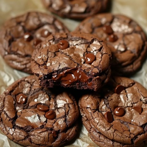 Chocolate chip cookies on a paper towel.