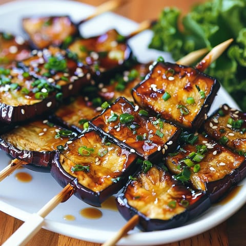 A plate of food with a stick in it.