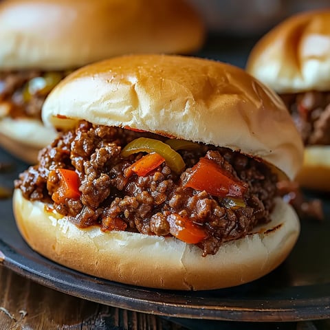 A sandwich with meat and vegetables.