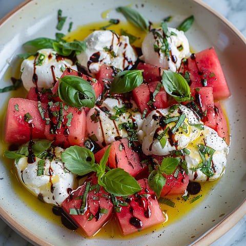 A plate of food with tomatoes, cheese, and basil.