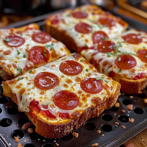 A pizza cut into four pieces.
