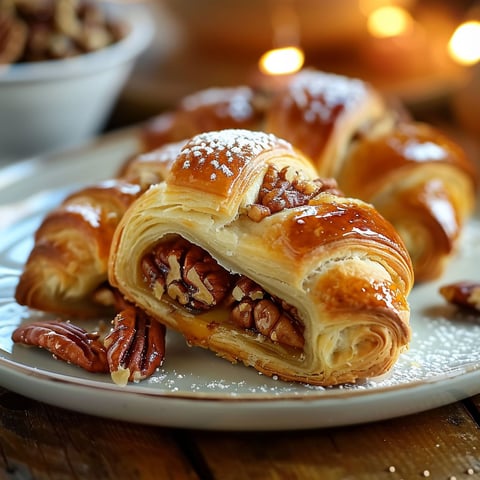 Pecan Pie Crescent Rolls.